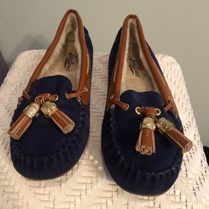 Lucky Brand Aaron Navy Blue Loafers Flats